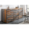 Designový příborník 160 cm Relief palisandr  Komody 39746