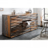 Designový příborník 160 cm Relief palisandr  Komody 39746
