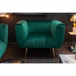 Elegantní křeslo Noble samet zelené - VÝPRODEJ  Křesla 40478