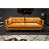 Elegantní pohovka Marvelous 220 cm žlutá samet  Sedací soupravy 40325