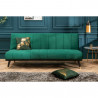 Zelená rozkládací pohovka Bea 180 cm samet  Sedací soupravy 40027