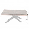 Konferenční stolek 105 cm Wood mango  Konferenční stolky 40526