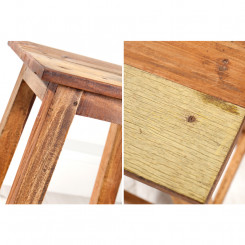 Barevná stolička z masivu Avadi recyklované dřevo - VÝPRODEJ Avadi Taburety a podnožky MH227510