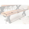 Lavice 200cm z mangového dřeva Iron craft 70mm Iron Craft Lavice 40159