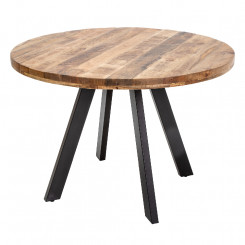 Kulatý jídelní stůl z mangového dřeva Metal III Metal Jídelní stoly MH395840