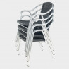 Fotel rattanowy Gastro szary