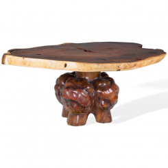 Konferenční stolek z tropického dřeva Leonardo I  Konferenční stolky MHLEO108017