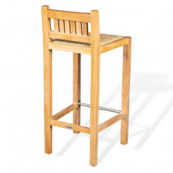 Masivní barová židle z teakového dřeva Leonardo  Zahradní a venkovní nábytek MHLEO11080,3