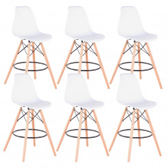 Set 6 barových židlí z buku Daniel  Barové židle MH2699630