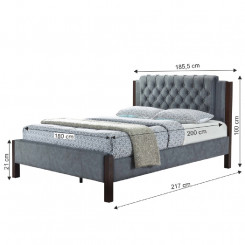 Luxusní postel s čalouněným čelem Larisa  Postele MH2353910