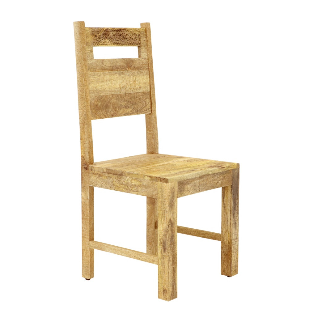 Židle z masivního mangového dřeva Massive Home Ella 9 Ella Jídelní židle ELL002