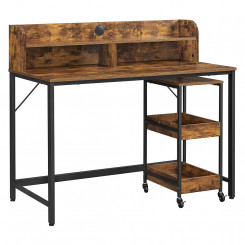 Rustikální psací stůl se 3stupňovým vozíkem Vintage Vintage Pracovní a psací stoly LWD066B01