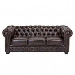 Luxusní trojmístná pohovka Chesterfield 200 cm z pravé kůže Chesterfield Sedací soupravy MH006CHES