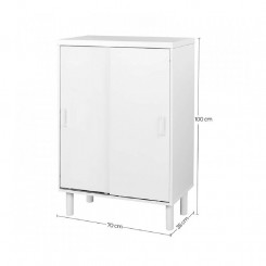 Botník VASAGLE bílý 2dveřový  Botníky LHS052W01