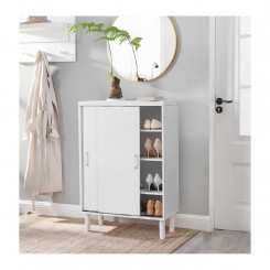 Botník VASAGLE bílý 2dveřový  Botníky LHS052W01