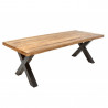Jídelní stůl 240x100 Iron Craft mango 70mm  Jídelní stoly 40057