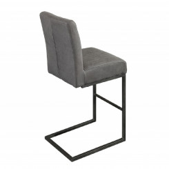 Barová židle s kovovými nohami, šedá Gustav - sada 2 kusů  Barové židle MH400060