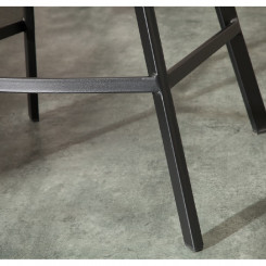 Barová židle ze sametu, šedá Gustav  Barové židle MH390810