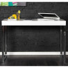 Designový počítačový stůl 120x40 cm, bílý Desk  Pracovní a psací stoly 16714