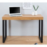 Designový počítačový stůl 120x40 cm, přírodní Desk  Pracovní a psací stoly 38429