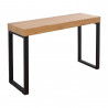 Designový počítačový stůl 120x40 cm, přírodní Desk  Pracovní a psací stoly 38429