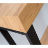 Designový počítačový stůl 120x40 cm, přírodní Desk  Pracovní a psací stoly 38429