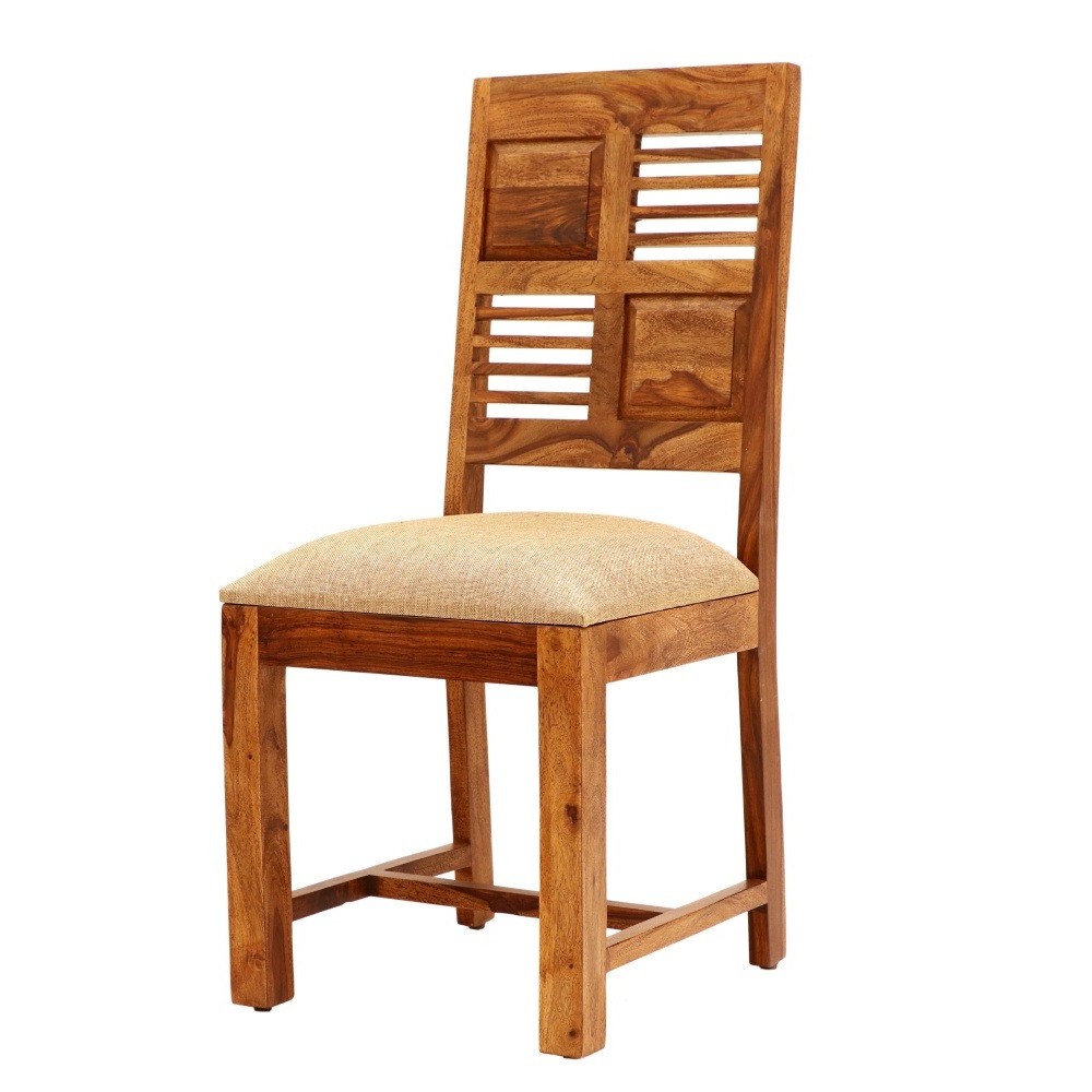 Židle s polstrovaným sedákem Sheesham III  Jídelní židle SHS302