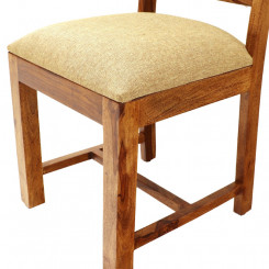 Židle s polstrovaným sedákem Sheesham III  Jídelní židle SHS302