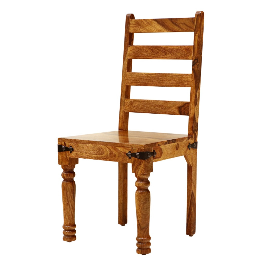 Dřevěná židle Sheesham IV Sheesham Jídelní židle SHS402