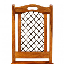 Dřevěná židle Sheesham V Sheesham Jídelní židle SHS502