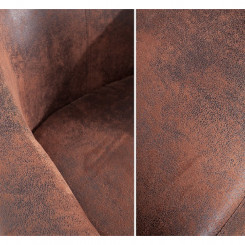 Křeslo HEMINGWAY whisky hnědé mikrovlákno  Křesla 38475