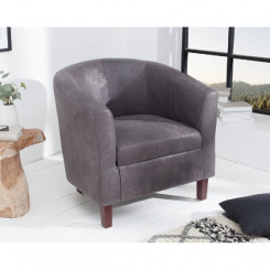 Křeslo HEMINGWAY whisky hnědé mikrovlákno  Křesla 38475