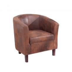 Křeslo HEMINGWAY whisky hnědé mikrovlákno  Křesla 38475