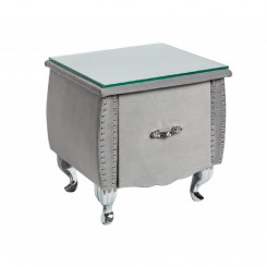 Luxusní noční stolek stříbrný Extravagancia 45cm  Noční stolky 39357