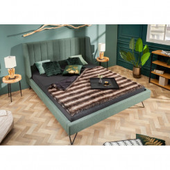 Luxusní postel s kovovými nohami zelená Sanel 180 x 200 cm  Postele MH407920