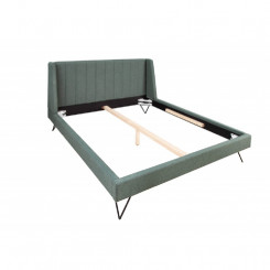 Luxusní postel s kovovými nohami zelená Sanel 180 x 200 cm  Postele MH407920