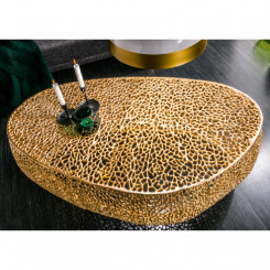 Luxusní zlatý konferenční stolek z hliníku 120 cm Philip  Konferenční stolky MH402830