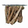 Konferenční stolek NATURE LOUNGE 50 CM masiv teak bez skleněné desky  Konferenční stolky 39832