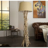 Masivní stojací lampa ze dřeva Wild Nature  Svítidla 30208