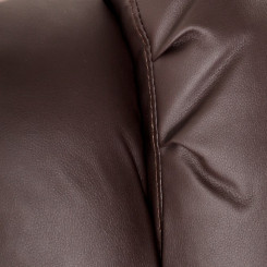 Relaxační křeslo z umělé kůže, hnědé Ninel  Křesla MH360300