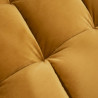 Sametová rohová pohovka, žlutá Cozy  Sedací soupravy 40277