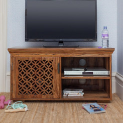 TV stolek z masivního palisandrového dřeva Massive Home Rosie, délka 120 cm Rosie TV stolky a komody ROS014