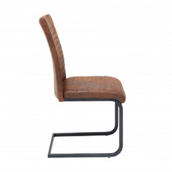 Jídelní židle z broušené kůže, hnědá Melon - sada 2 kusů  Jídelní židle MH393770