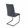 Jídelní židle z broušené kůže, šedá Apartment - sada 2 kusů  Jídelní židle 39378