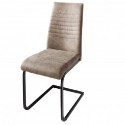 Jídelní židle z broušené kůže, světle hnědá Melon - sada 2 kusů  Jídelní židle MH405520