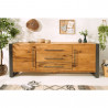 Komoda Thor Nature 200 cm masiv divoký dub  Komody 38809
