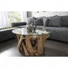 Konferenční stolek NATURE LOUNGE 50 CM masiv teak bez skleněné desky  Konferenční stolky 39832