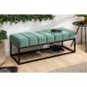 Předsíňová lavice ze sametu, modrá Loft  Lavice 40317