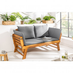 Zahradní pohovka z akátového dřeva, přírodní Melon  Zahradní sedací nábytek 37568