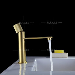 Kompaktní minimalistická koupelnová baterie Zoe III - Zlatá Zoe Koupelnové baterie MHM2382GN-H